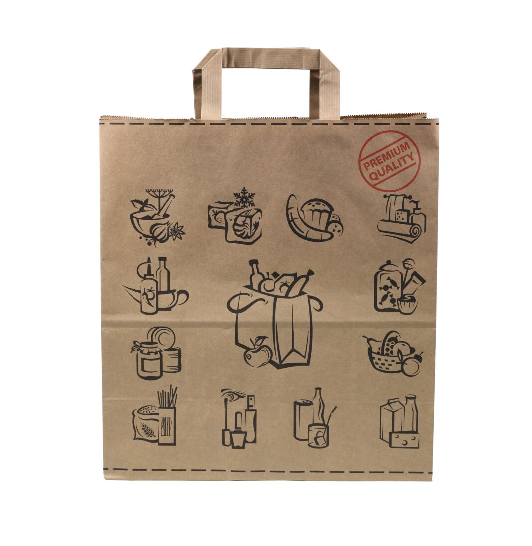 bolsas de papel con asas