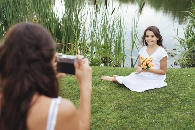 sesión de fotográfica comuniones