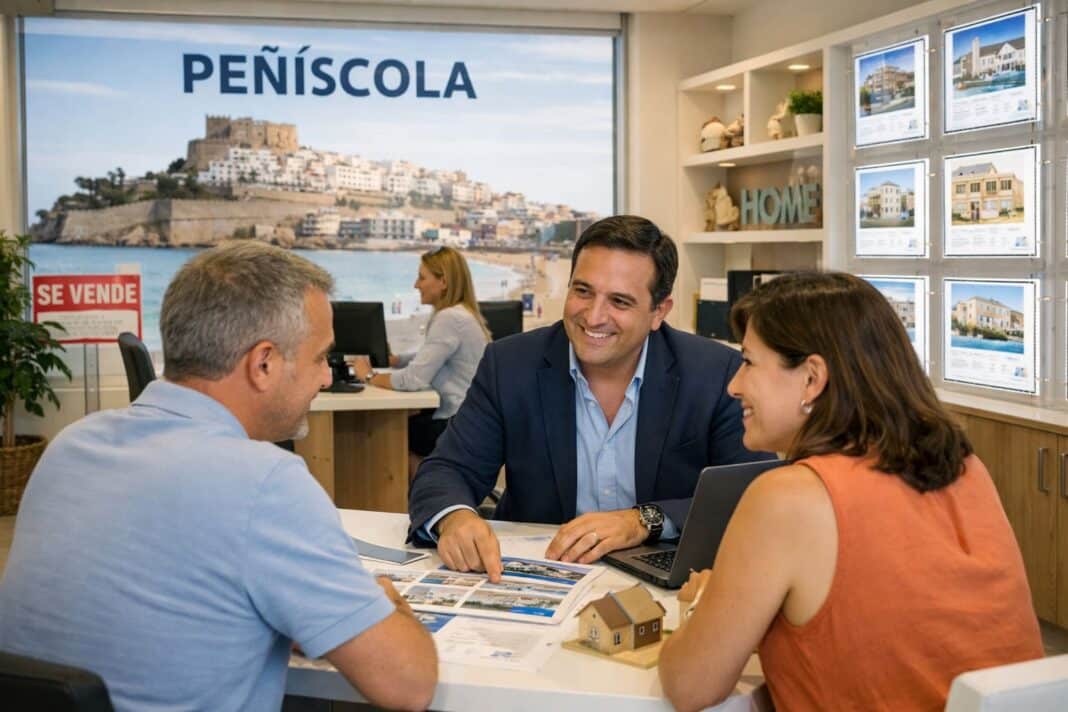 Agencia inmobiliaria en Peñíscola asesorando clientes