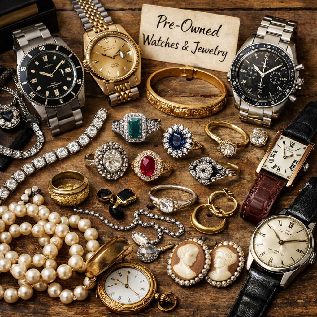 Compra venta de relojes y joyas de segunda mano en Madrid